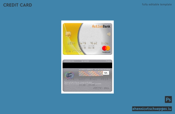 Portugal Activobank Mastercard Beispielvorschau